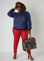 Pardon My Fro™ Harlem Tote Black | Ashley Stewart