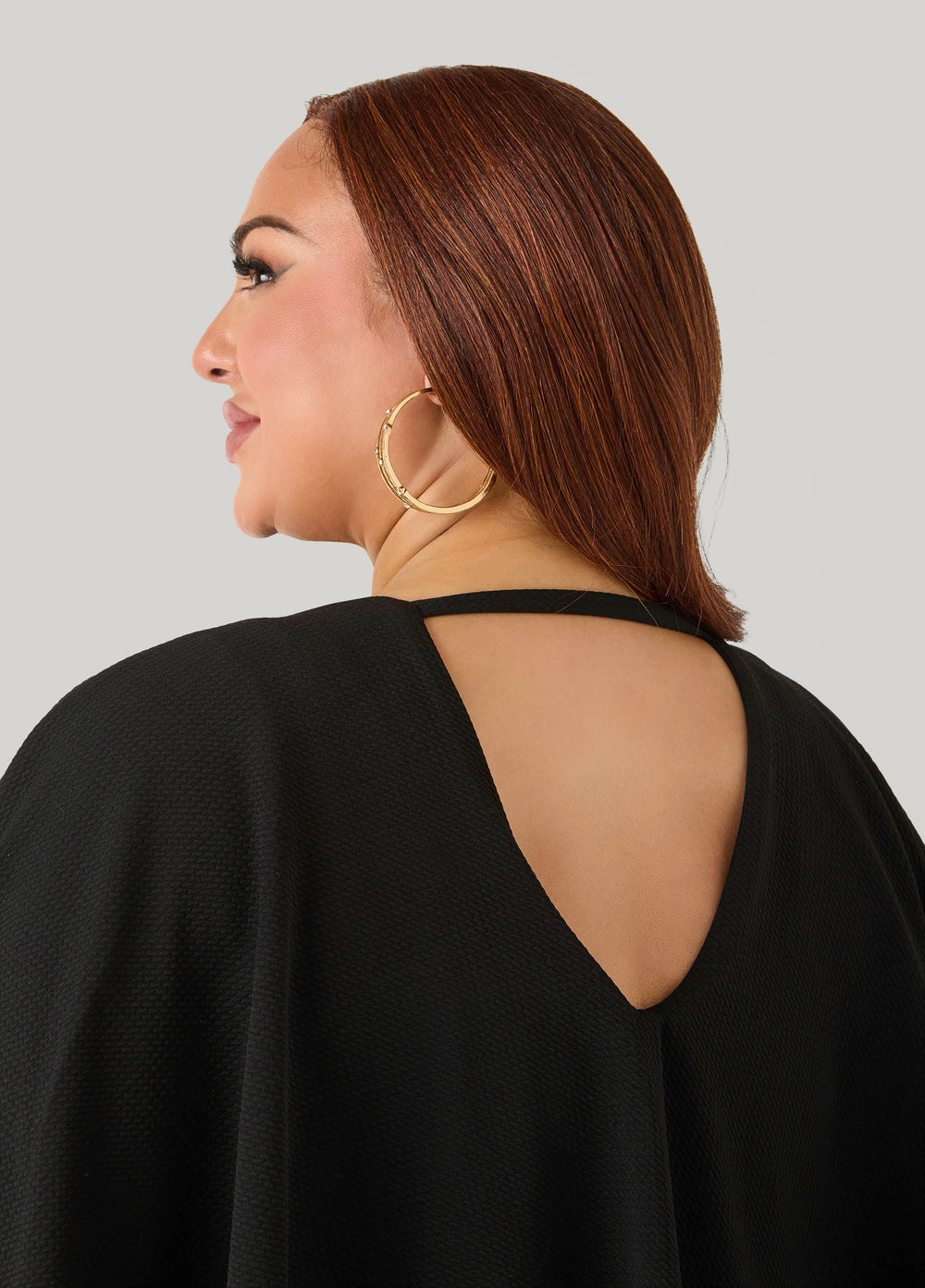 Textured Cape Sheath Dress Calypso Coral | Ashley Stewart