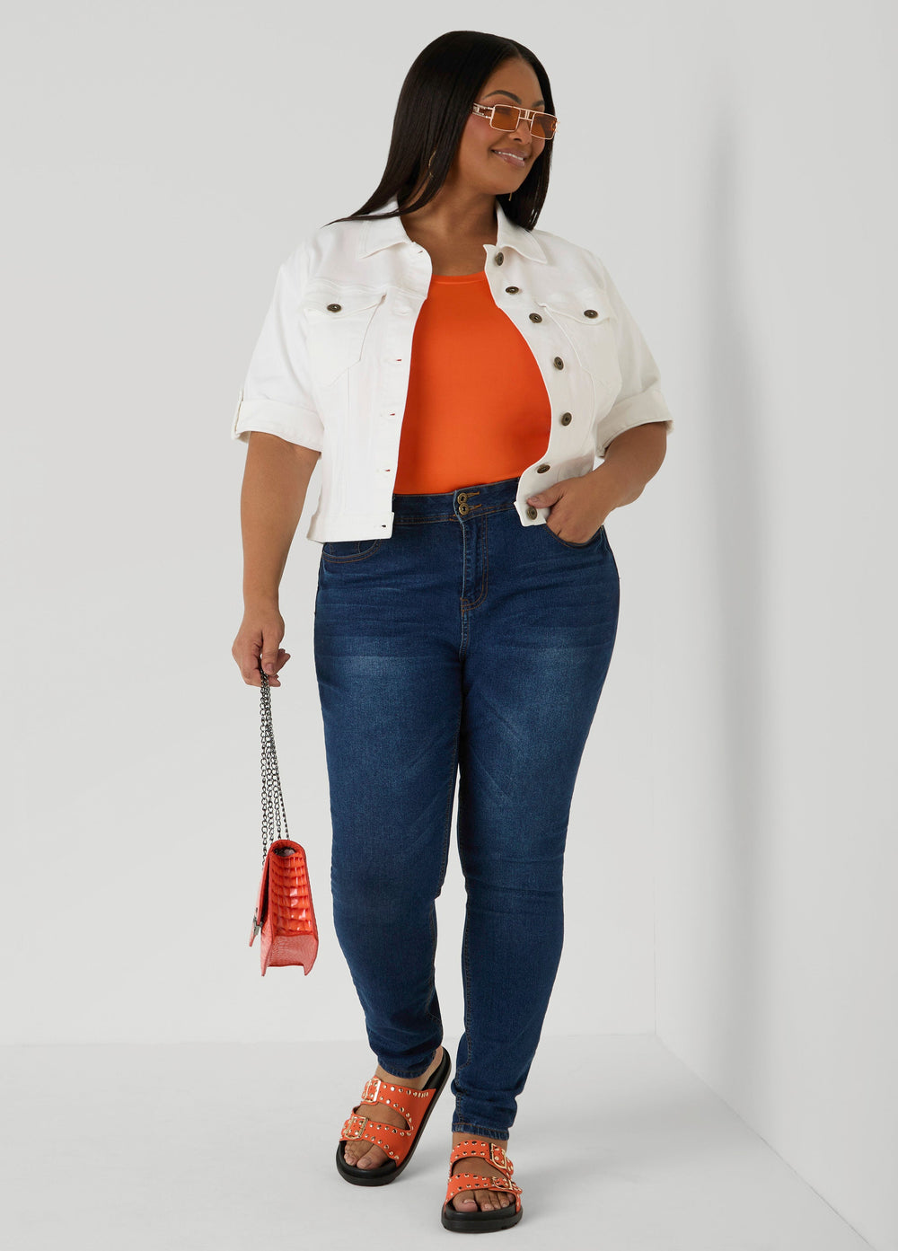The Basic Knitted Cami Macaw Green | Ashley Stewart
