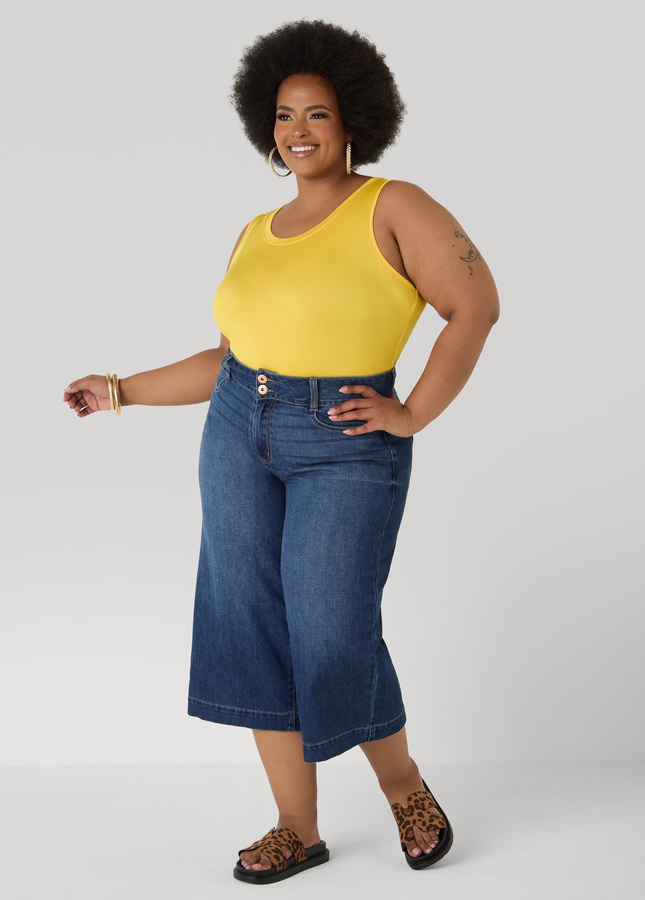 Basic Knit Cami Calypso Coral | Ashley Stewart