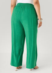 Linen Blend Pull On Pants Amazon | Ashley Stewart