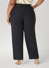 Millennium Tall Pull On Trousers Black | Ashley Stewart