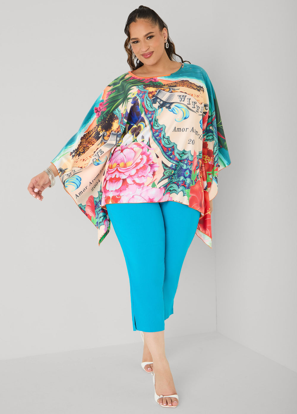 Millennium Split Cuff Capris Spectra Yellow | Ashley Stewart