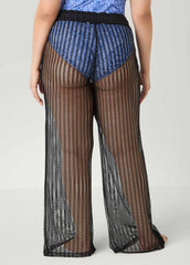 Given Kale Cover Up Pants Black | Ashley Stewart