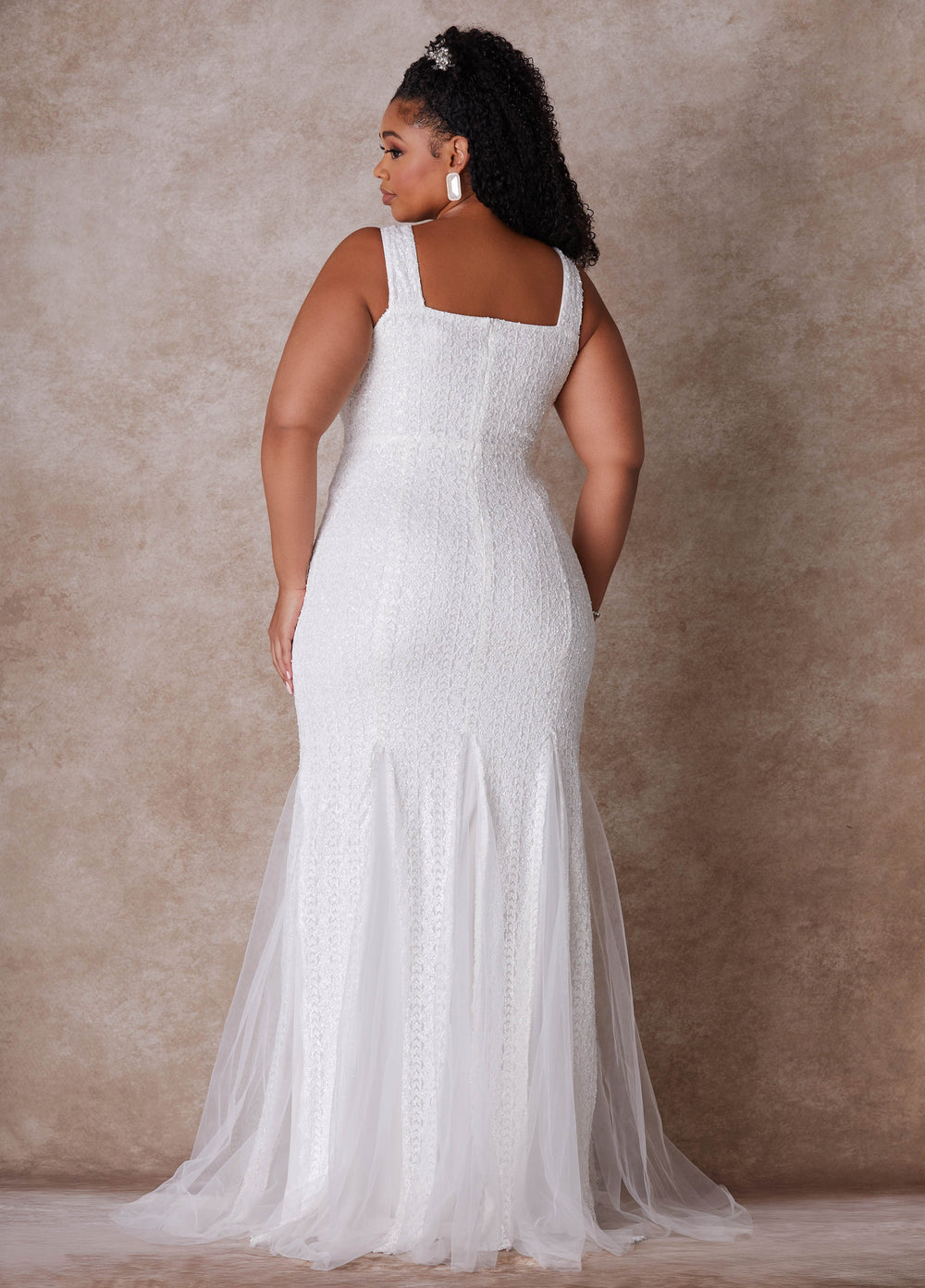 The Shera Wedding Gown Egret | Ashley Stewart