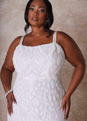The Jasmine Wedding Gown Egret | Ashley Stewart