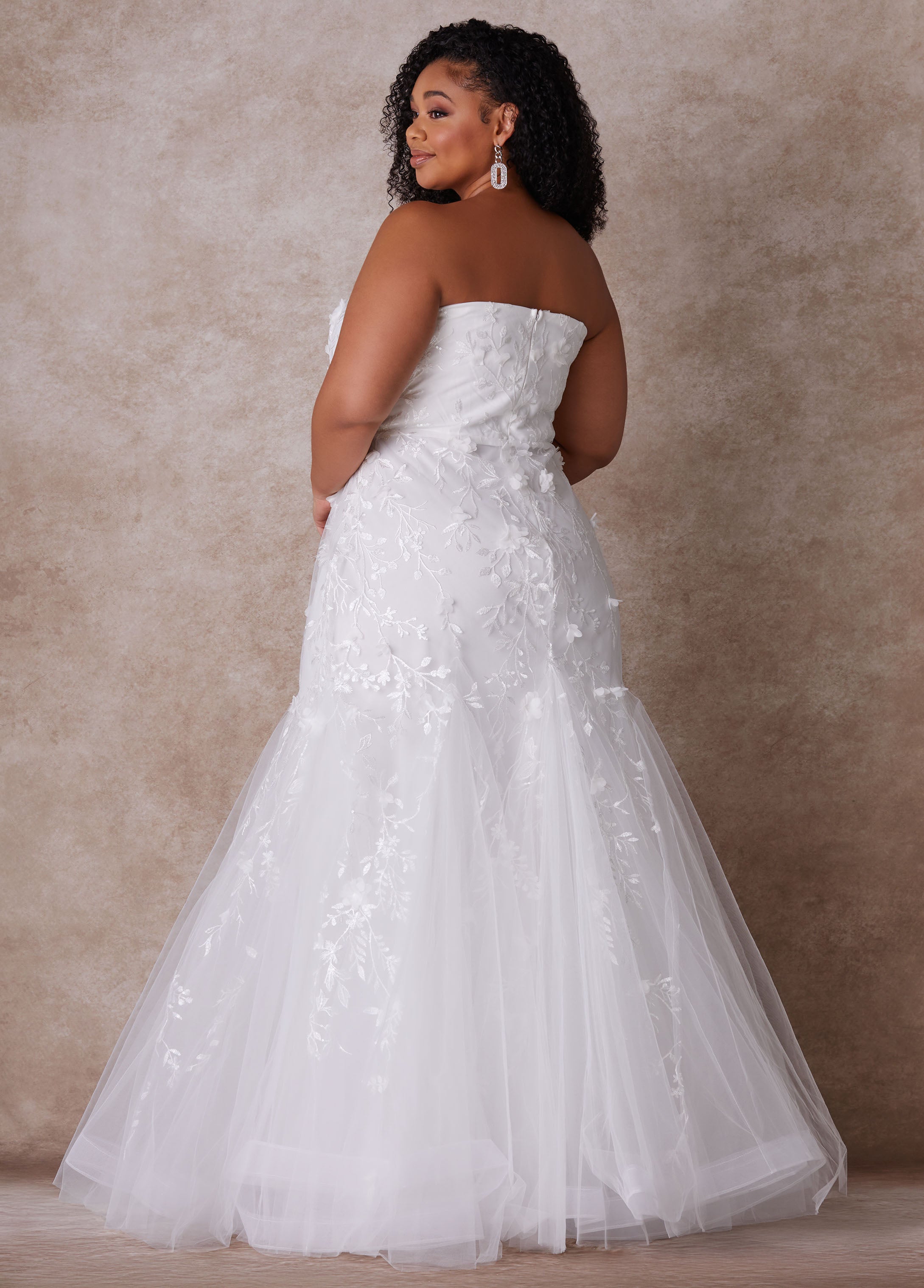 The Rochelle Wedding Gown Egret | Ashley Stewart