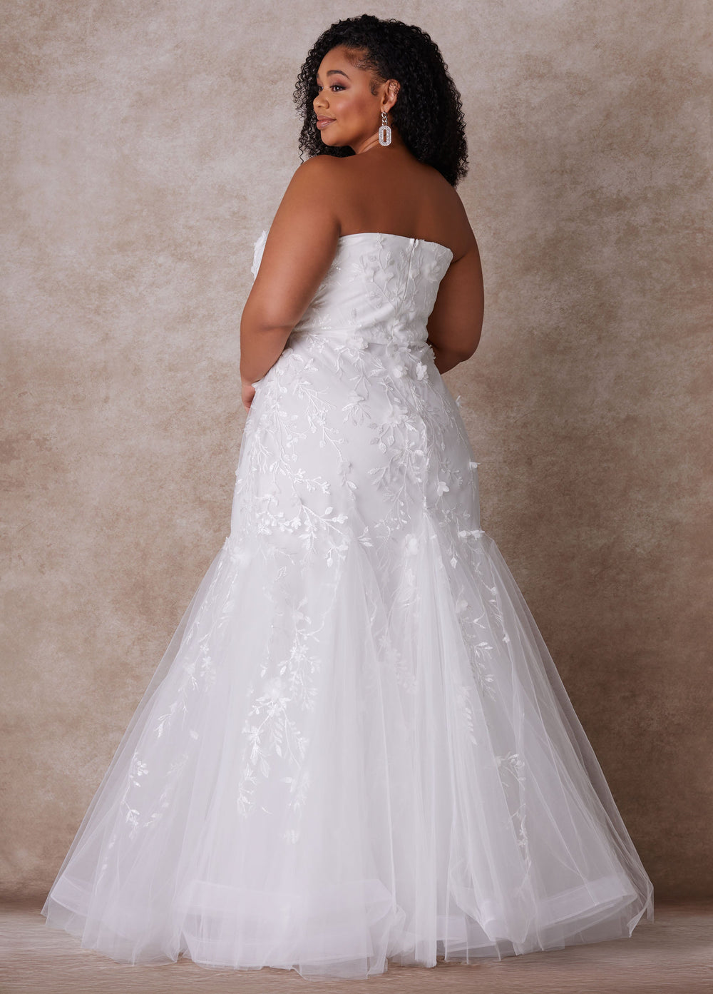 The Rochelle Wedding Gown Egret | Ashley Stewart