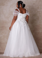 The Mischa Princess Wedding Gown White | Ashley Stewart