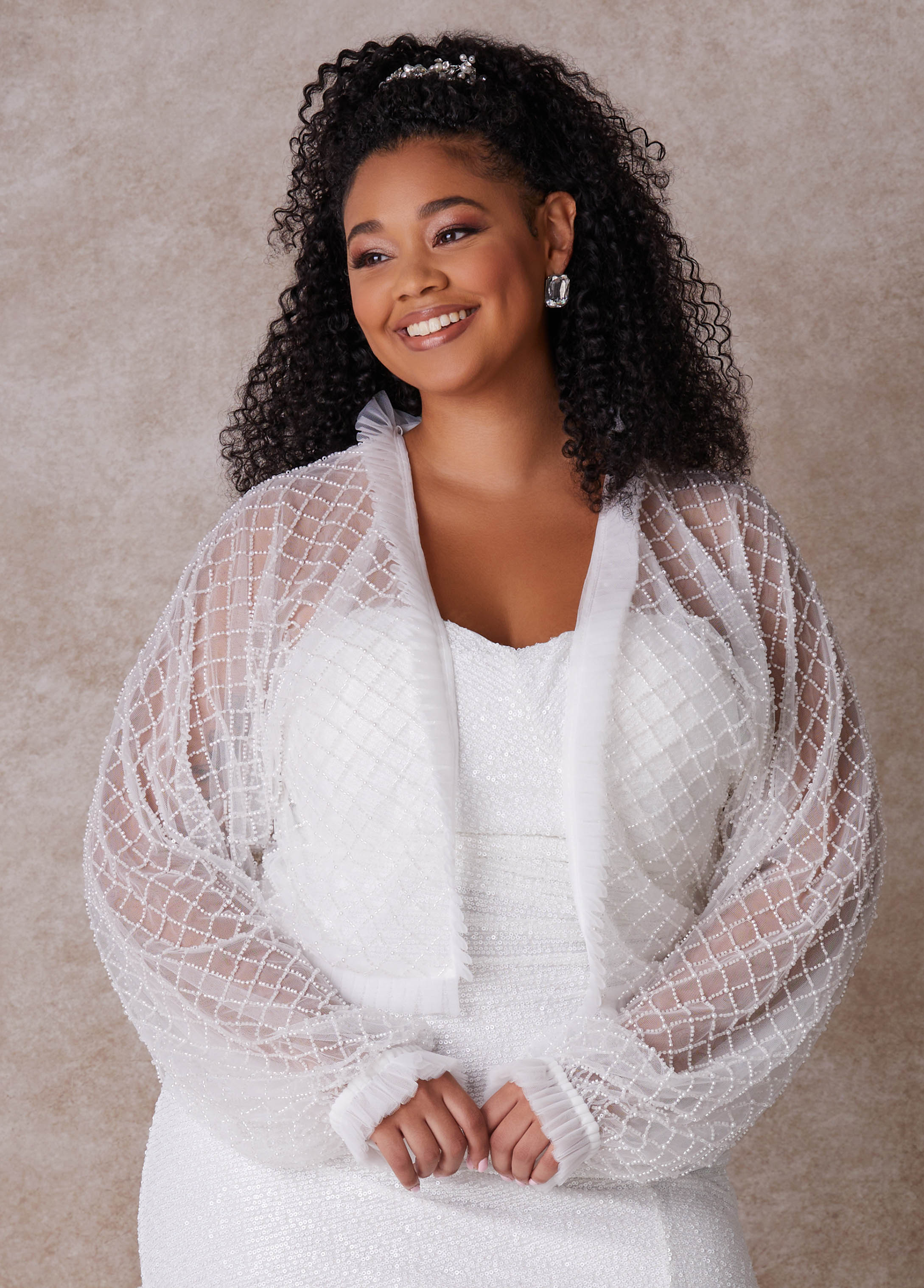 Plus Size Bridal Jacket Plus Size Bridal Fashion White | Ashley Stewart