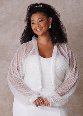 Plus Size Bridal Jacket Plus Size Bridal Fashion White | Ashley Stewart