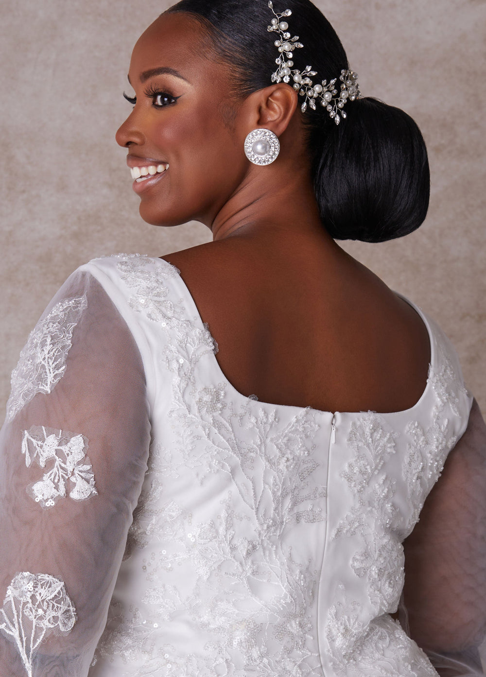 Plus Size Wedding Gown Plus Size Princess Gown Plus Size Bridal Fashion Egret | Ashley Stewart