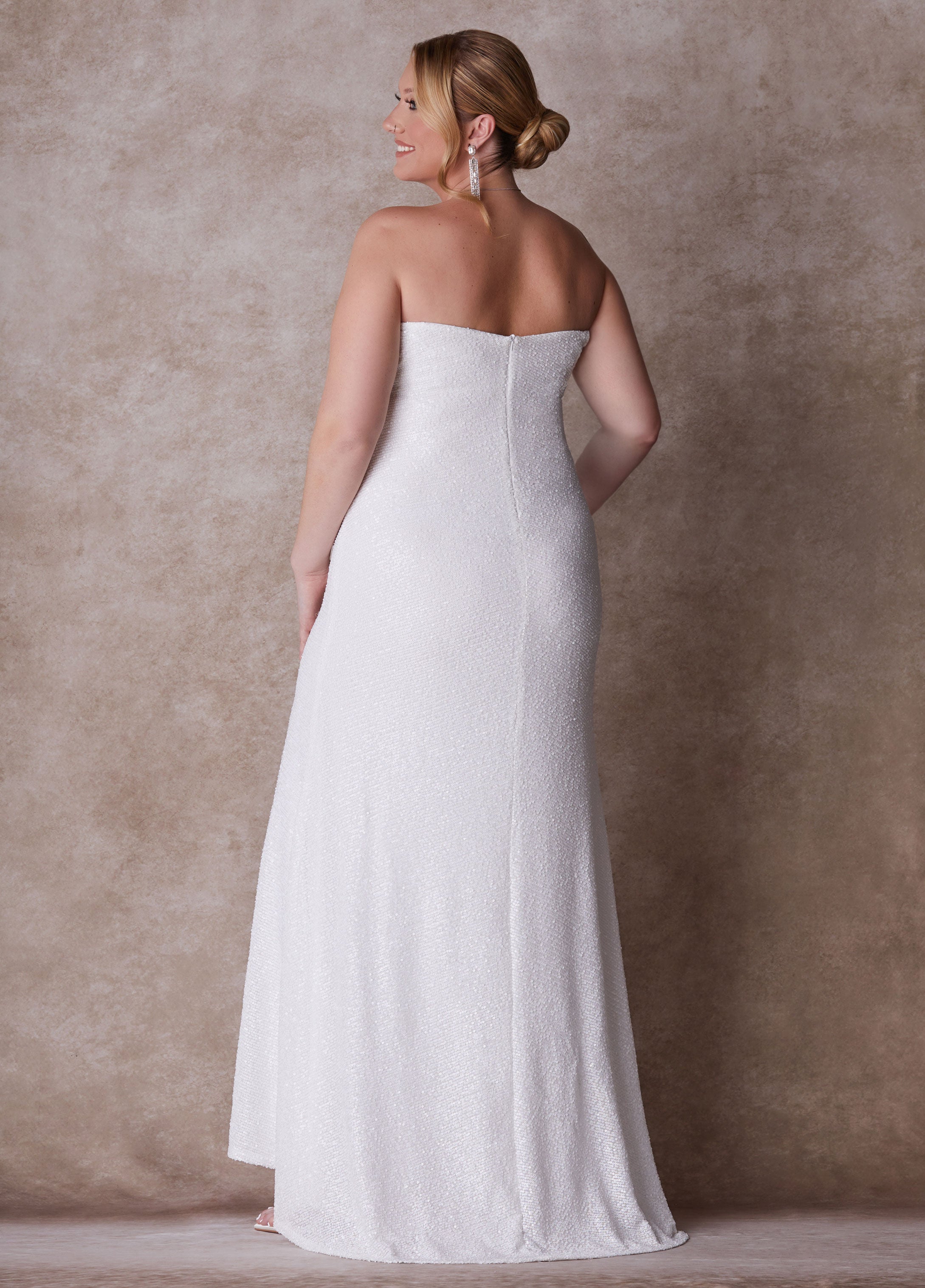Plus Size Fitted Wedding Gown Plus Size Wedding Gown Bridal Fashion White | Ashley Stewart