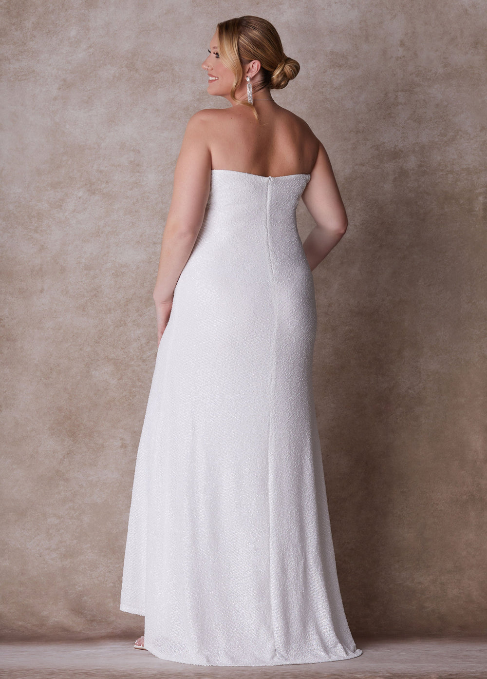 Plus Size Fitted Wedding Gown Plus Size Wedding Gown Bridal Fashion White | Ashley Stewart