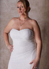 Plus Size Fitted Wedding Gown Plus Size Wedding Gown Bridal Fashion White | Ashley Stewart