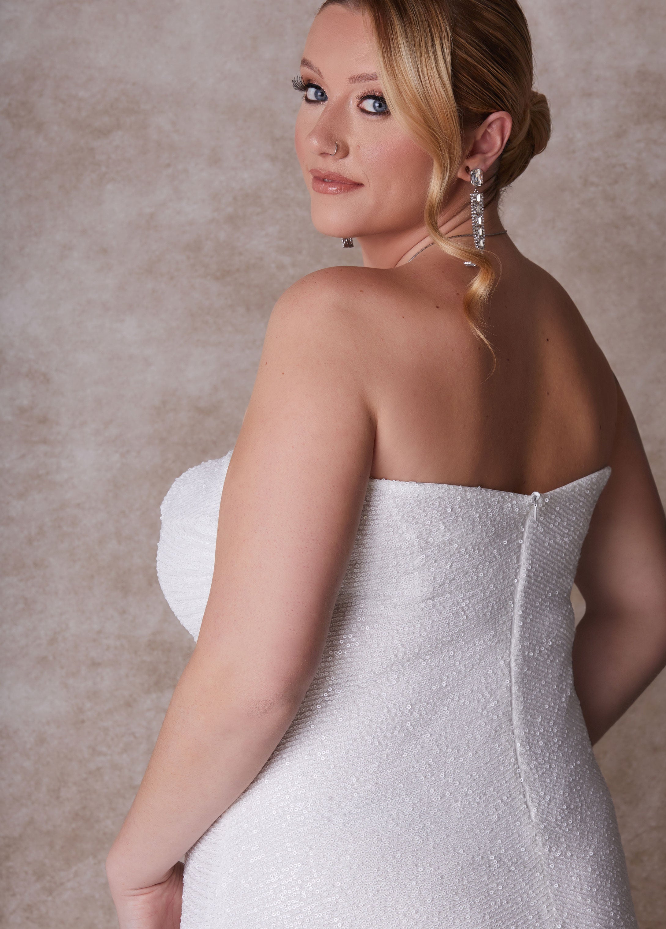 Plus Size Fitted Wedding Gown Plus Size Wedding Gown Bridal Fashion White | Ashley Stewart