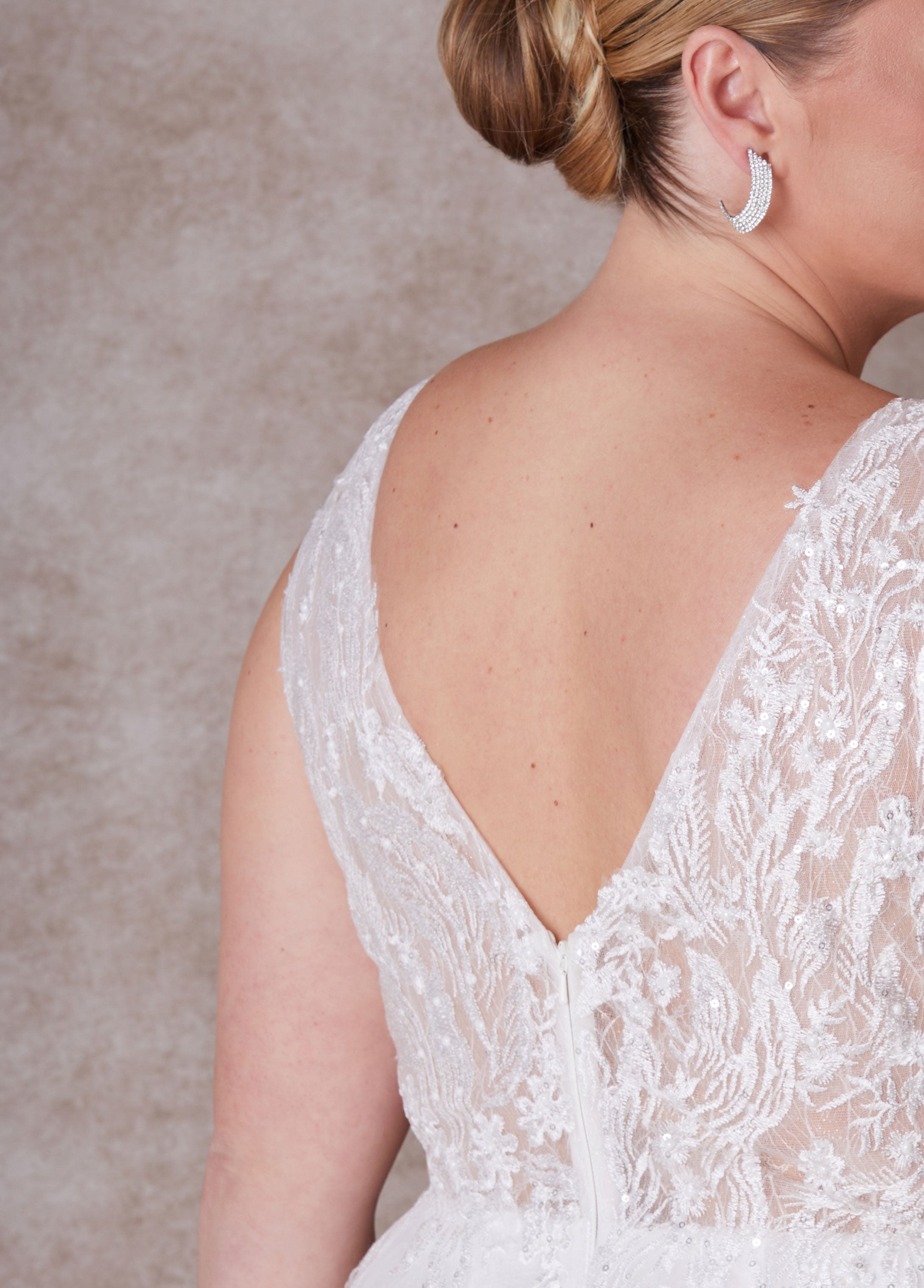 Plus Size Princess Gown Plus Size Wedding Gown Plus Size Bridal Fashion Egret | Ashley Stewart