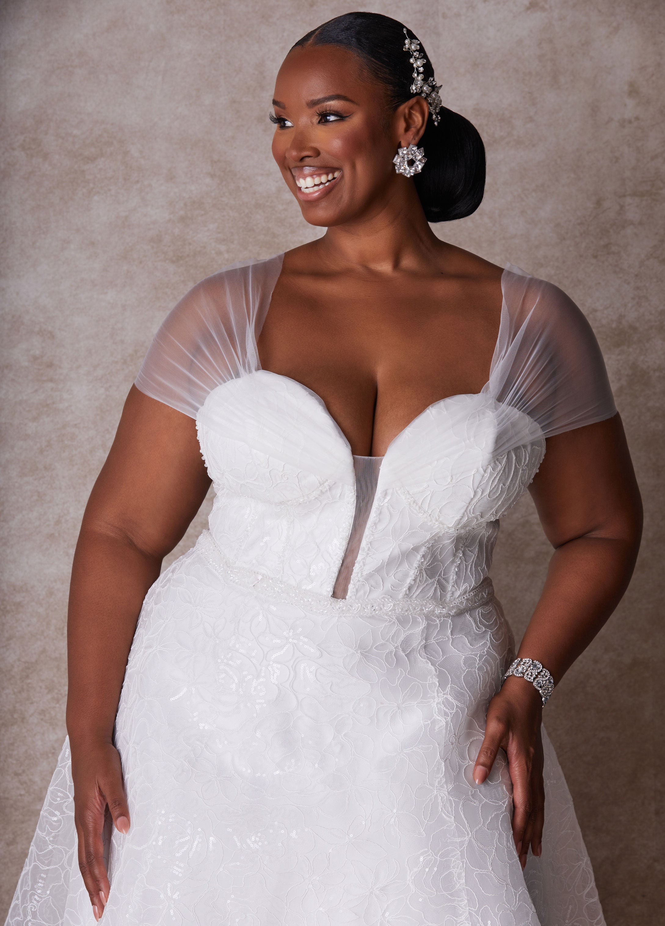 Plus Size Princess Wedding Gown Plus Size Bridal Gown Bridal Fashion White | Ashley Stewart