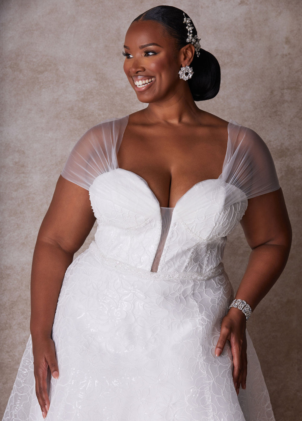 Plus Size Princess Wedding Gown Plus Size Bridal Gown Bridal Fashion White | Ashley Stewart