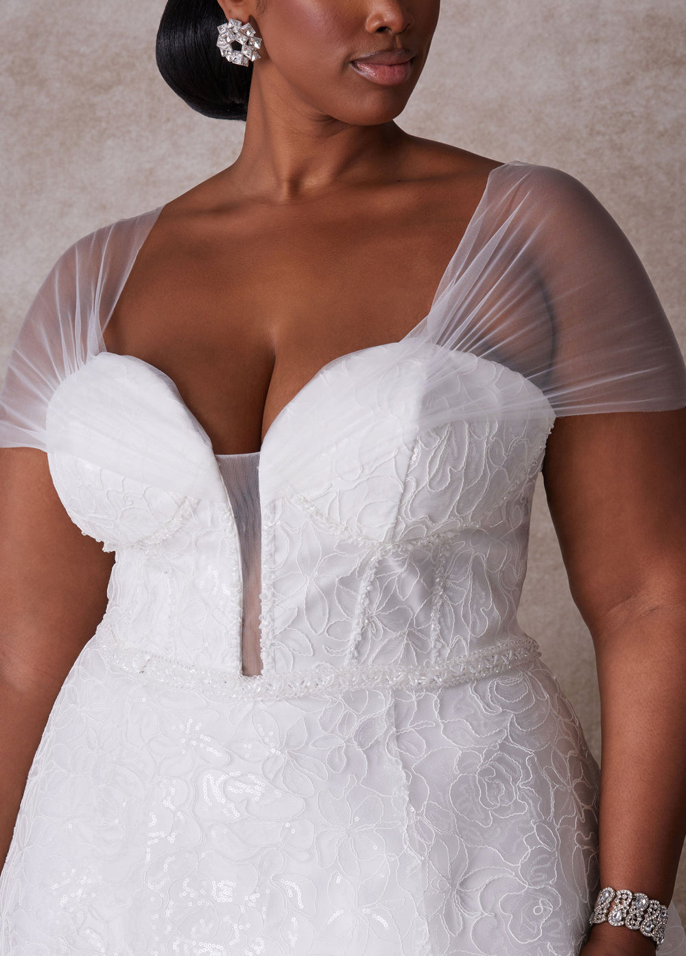 Plus Size Princess Wedding Gown Plus Size Bridal Gown Bridal Fashion White | Ashley Stewart
