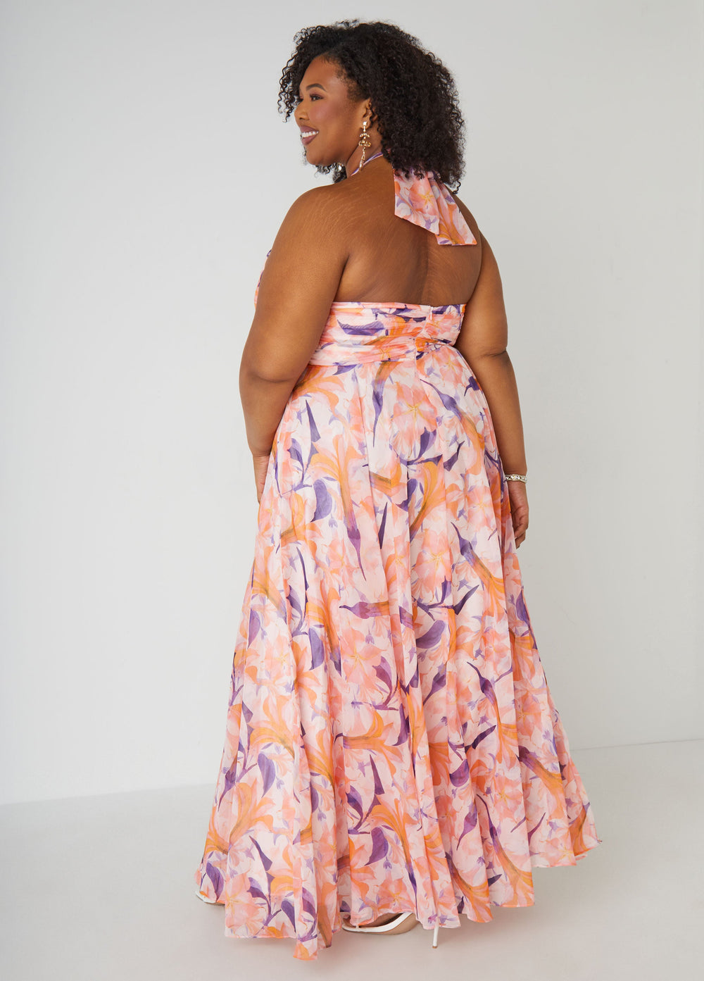 Plus Size Bridesmaid Gown Plus Size Dress Plus Size Bridal Fashion Pink | Ashley Stewart