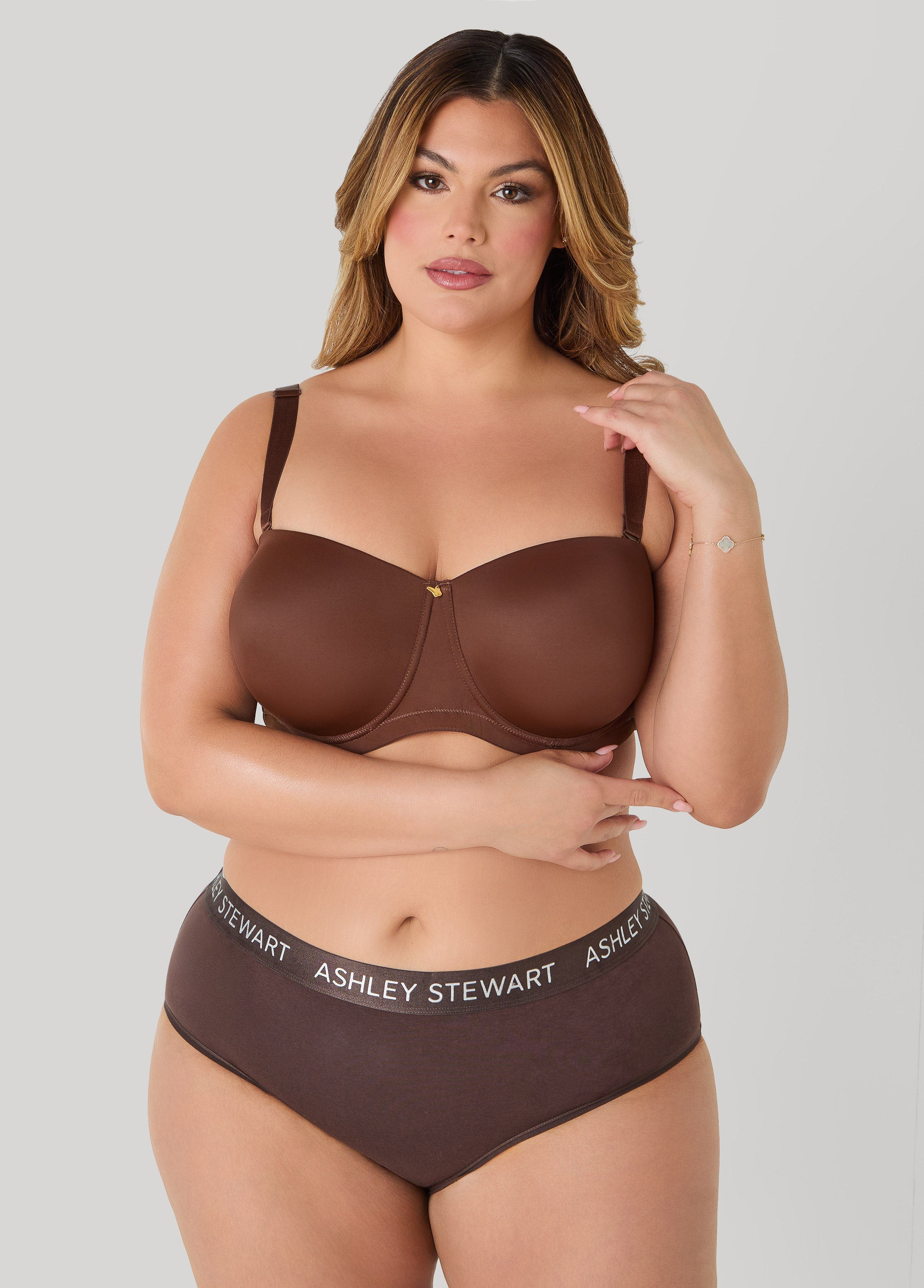 6 Way Convertible Butterfly Bra Potting Soil | Ashley Stewart