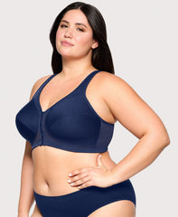 MagicLift Front-Closure Posture Back Bra Blue | Ashley Stewart