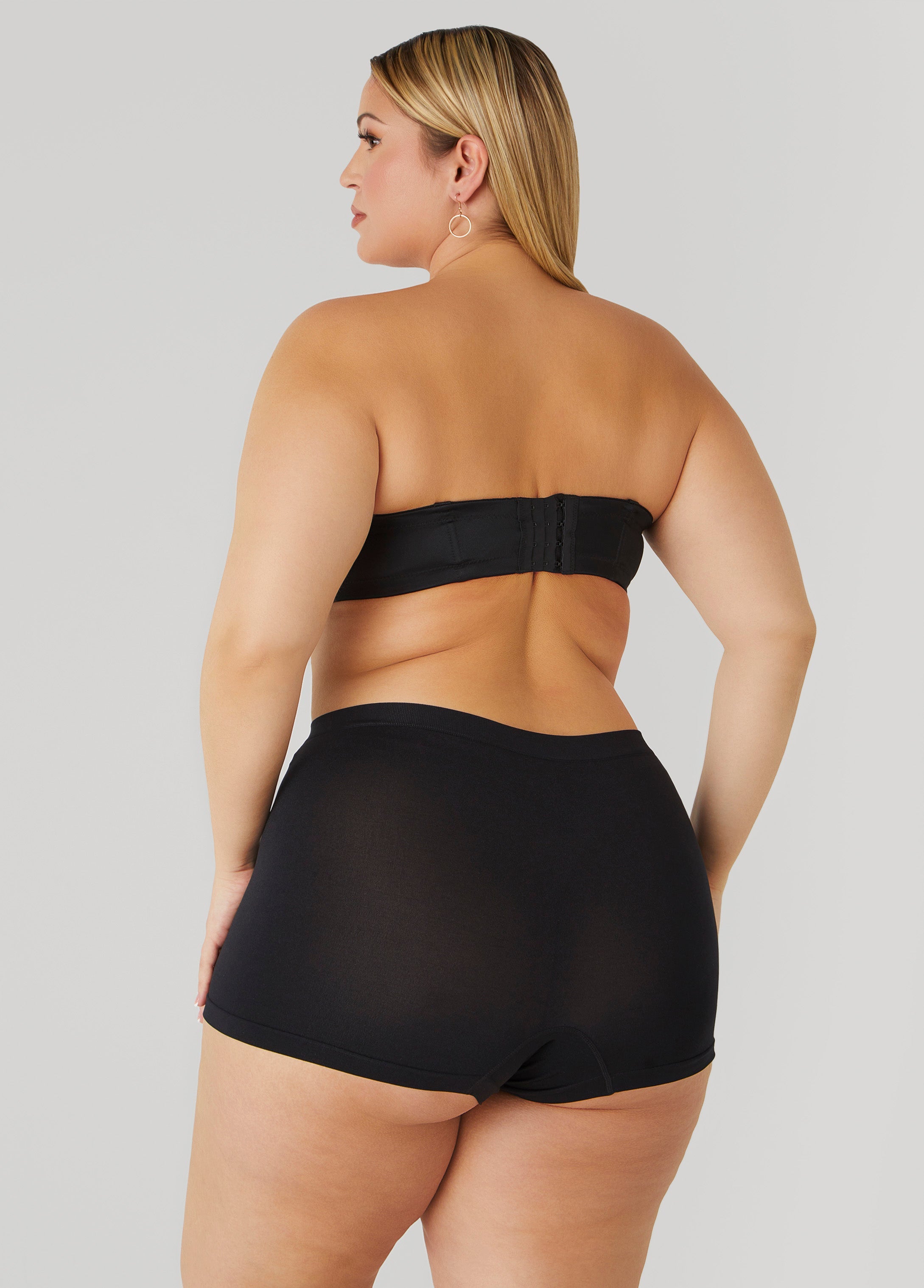 5 Way Convertible Underwire Bra Black | Ashley Stewart