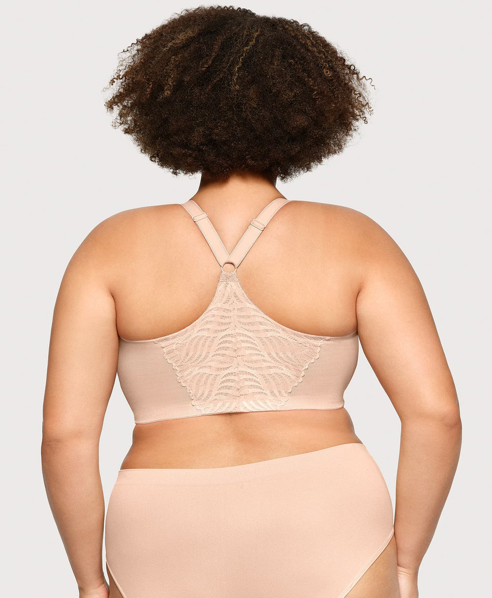 WonderWire® T Back Bra Cafe | Ashley Stewart