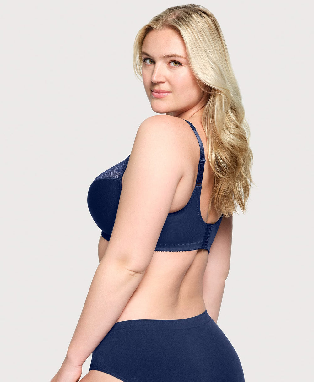 MagicLift Minimizer Bra Blue | Ashley Stewart