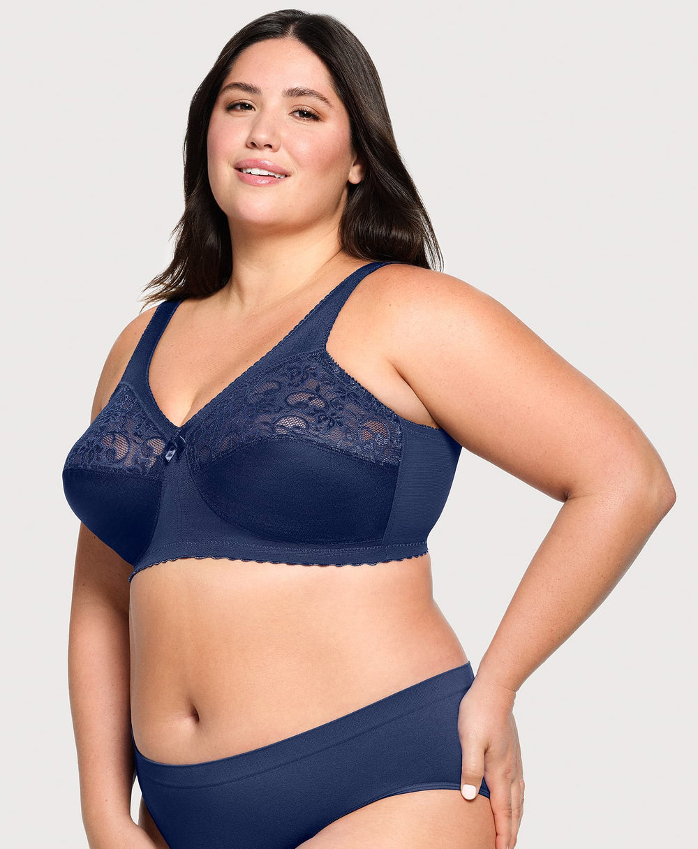 MagicLift Original Support Bra Blue | Ashley Stewart