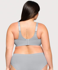 MagicLift Active Support Bra Gray Heather | Ashley Stewart