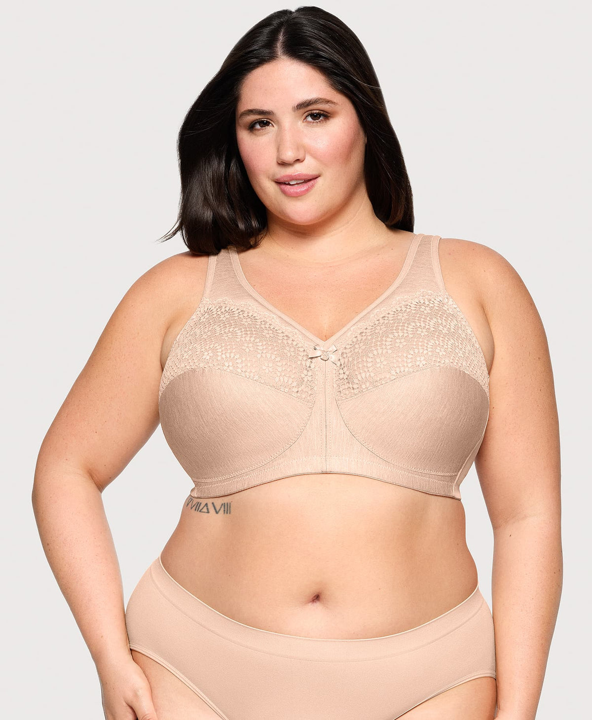 MagicLift Moisture Control Bra Cafe Heather | Ashley Stewart