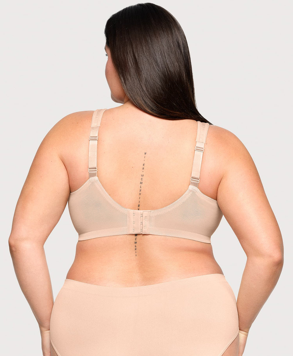 MagicLift Moisture Control Bra Cafe Heather | Ashley Stewart