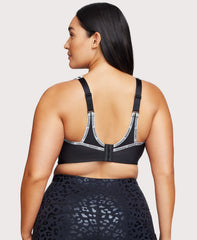No-Bounce Camisole Sports Bra Black | Ashley Stewart