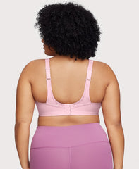 No-Bounce Camisole Sports Bra Parfait Pink | Ashley Stewart