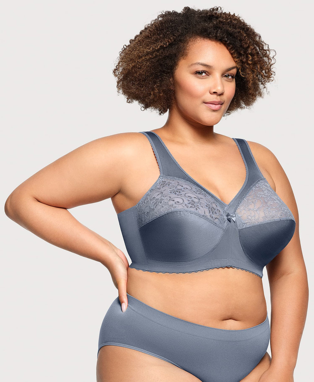 MagicLift Original Support Bra Folkstone Gray | Ashley Stewart