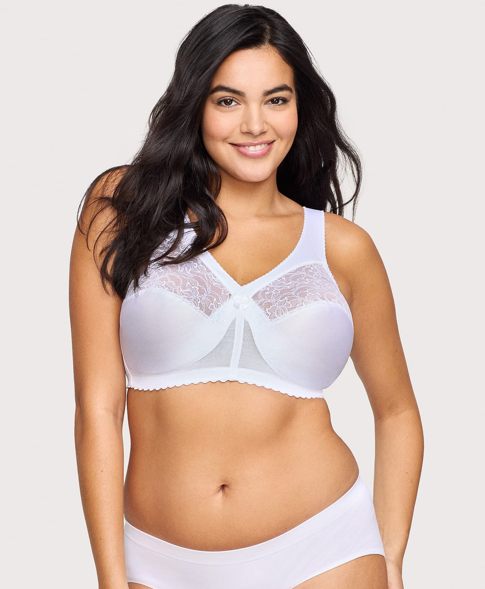 MagicLift Original Support Bra White | Ashley Stewart