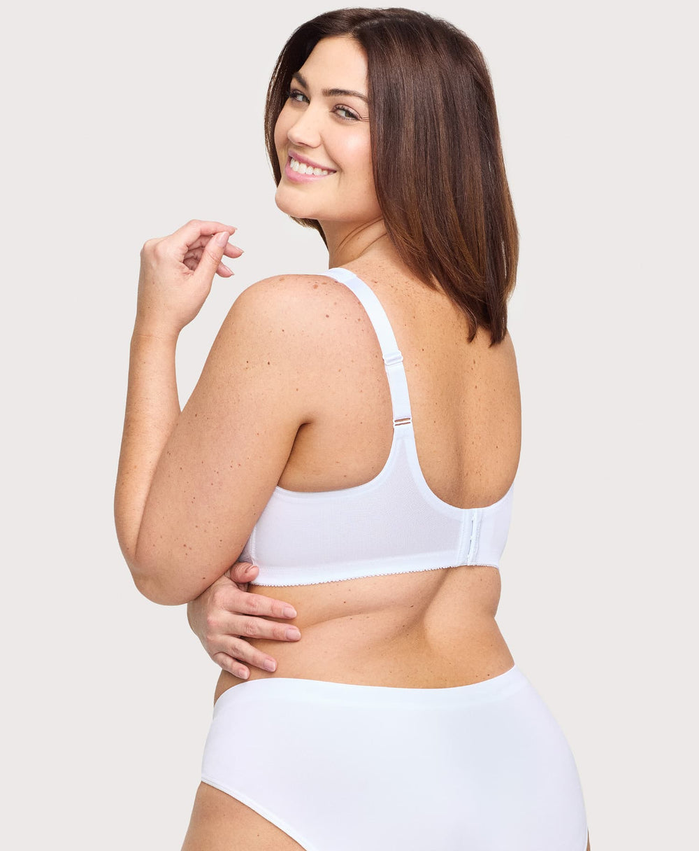 MagicLift Minimizer Bra White | Ashley Stewart