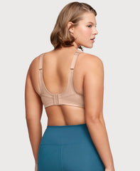 No-Bounce Camisole Sports Bra Cafe | Ashley Stewart
