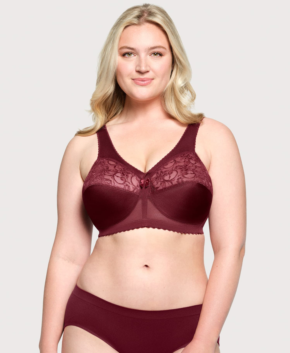 MagicLift Original Support Bra Burgundy | Ashley Stewart