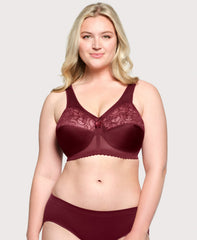 MagicLift Original Support Bra Burgundy | Ashley Stewart