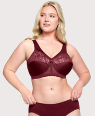 MagicLift Original Support Bra Burgundy | Ashley Stewart