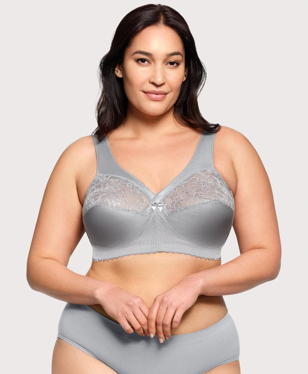 MagicLift Original Support Bra Soft Gray | Ashley Stewart