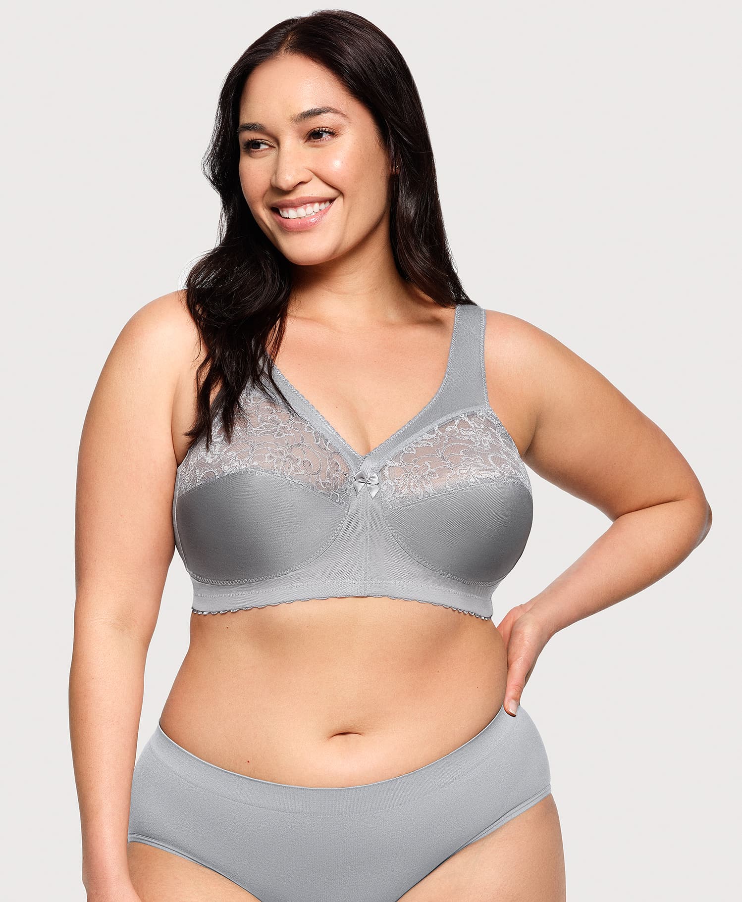 MagicLift Original Support Bra Soft Gray | Ashley Stewart