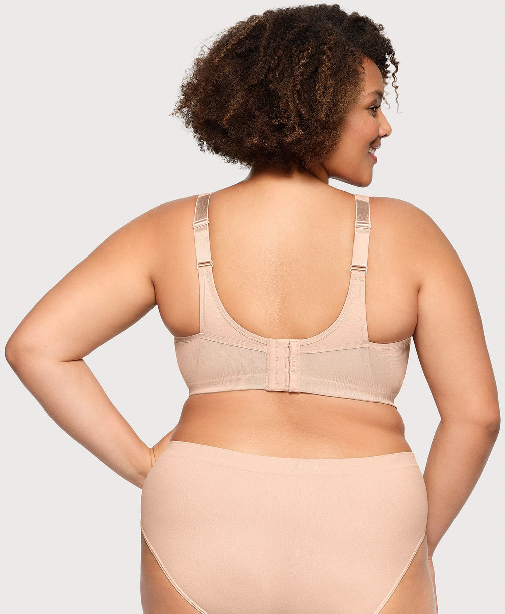 MagicLift Active Support Bra Cafe | Ashley Stewart