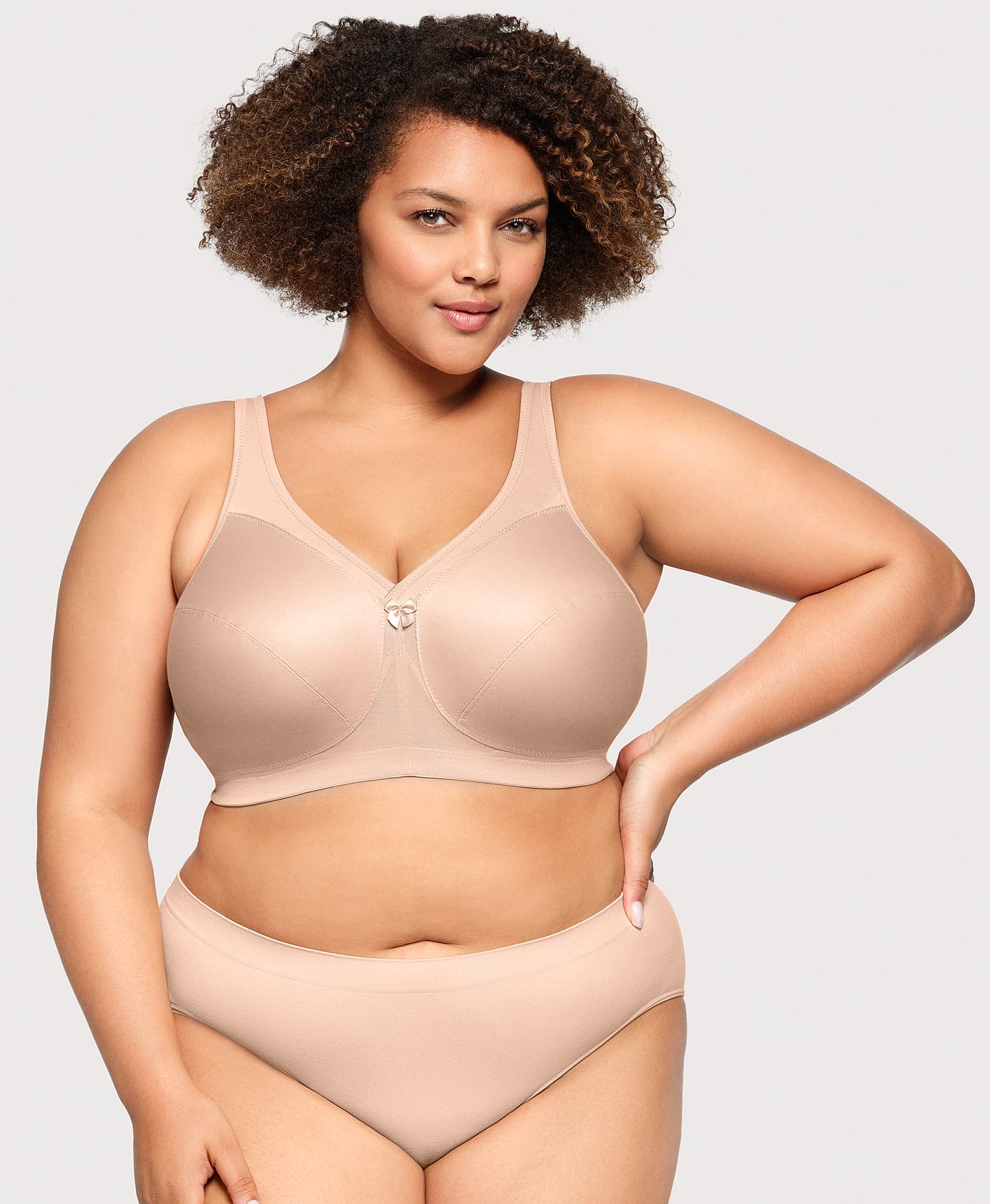 MagicLift Active Support Bra Cafe | Ashley Stewart