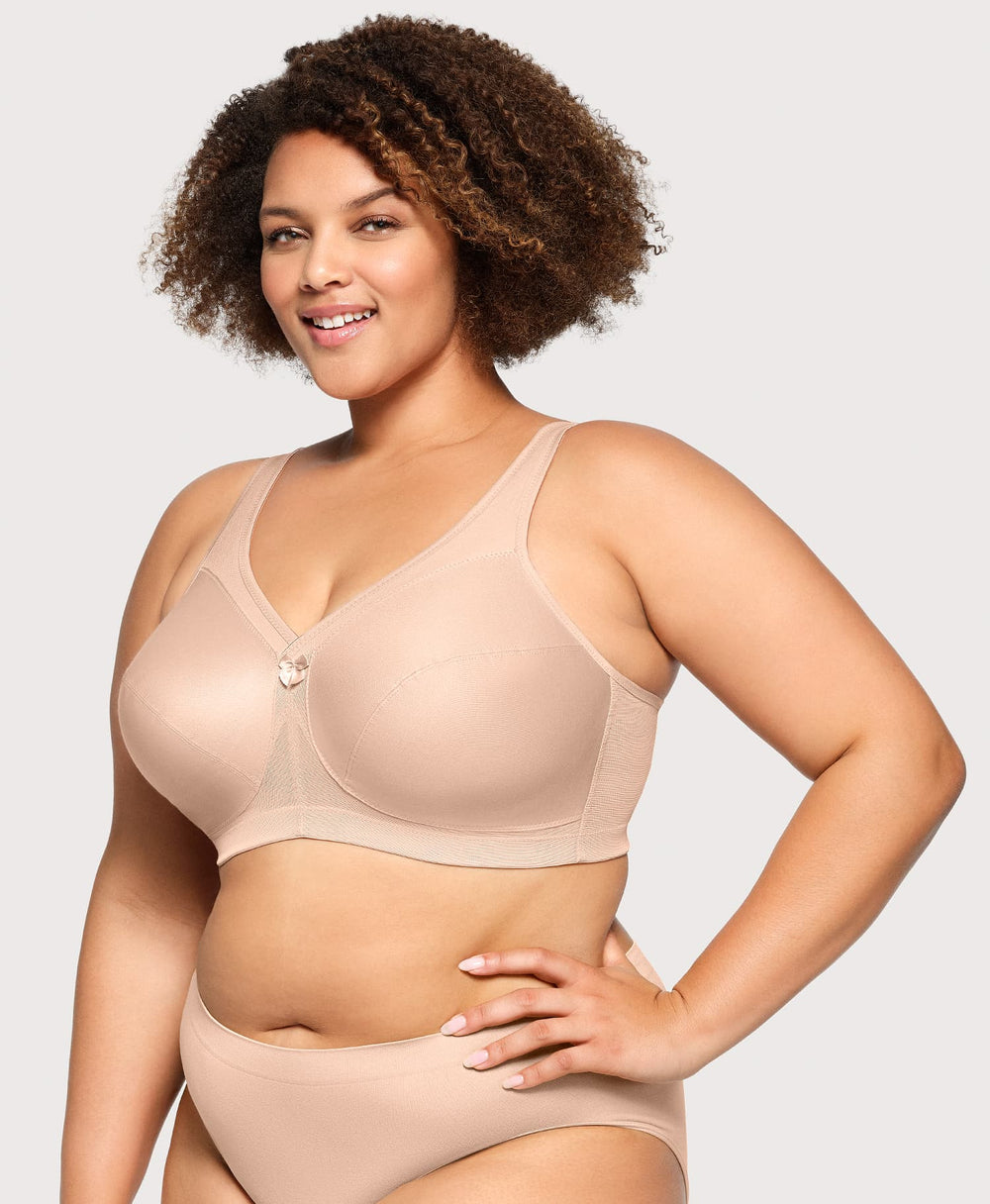 MagicLift Active Support Bra Cafe | Ashley Stewart