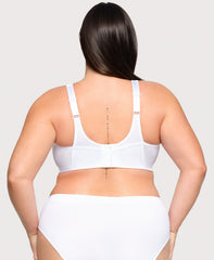 MagicLift Active Support Bra White | Ashley Stewart