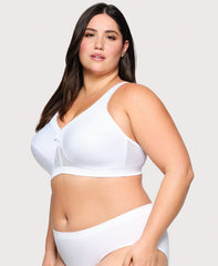 MagicLift Active Support Bra White | Ashley Stewart